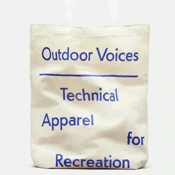 Outdoor Voices Canvas Tote Bag - Picture 1 of 3
